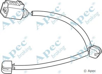 APEC BRAKING wir5153 -  Указатель износа, накладка тормозной колодки